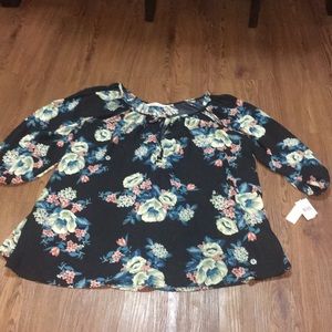NWT Liberty Love floral blouse 3XL